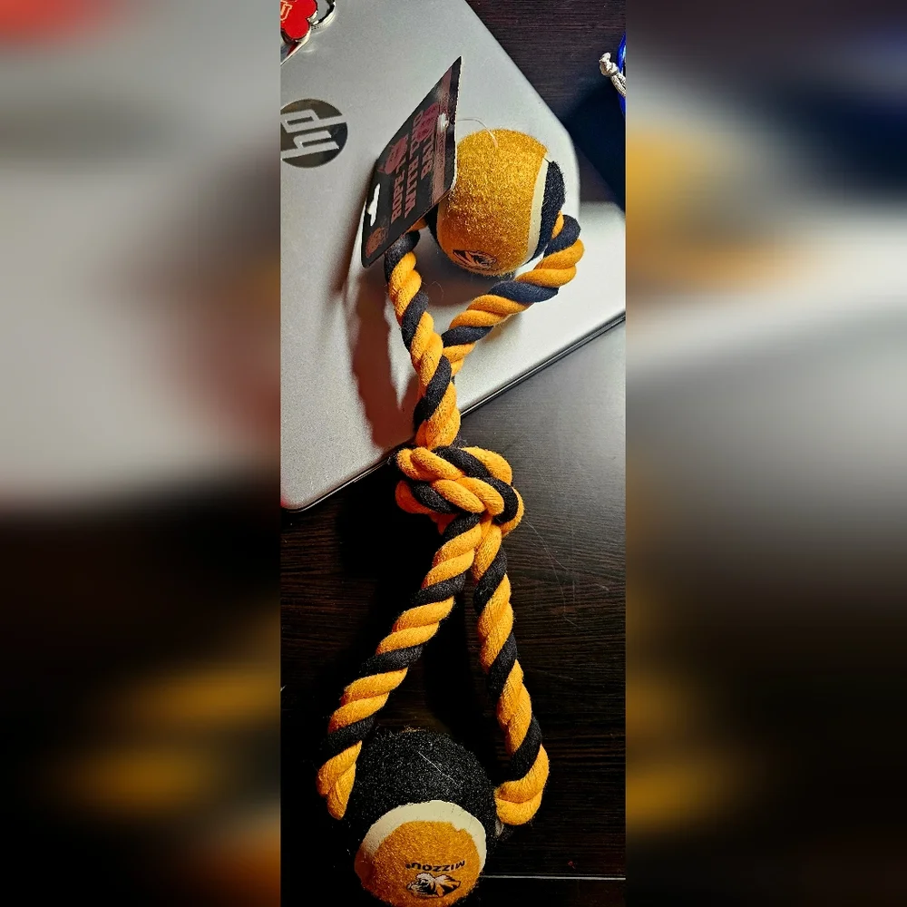 Missouri Tigers Dog Rope Toy Officially Licensed
